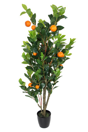Yapay Çiçek Deposu - Yapay Ağaç Portakal Gerçekçi Doku 180 cm