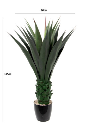 Yapay Premium 20 Yapraklı Agave Kaktüs Ağacı 105 cm - Thumbnail