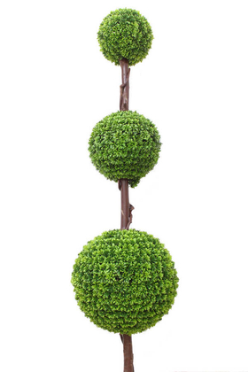 Yapay Çiçek Deposu - Yapay Kaliteli Şimşir Ağacı 3 Katlı 155 cm